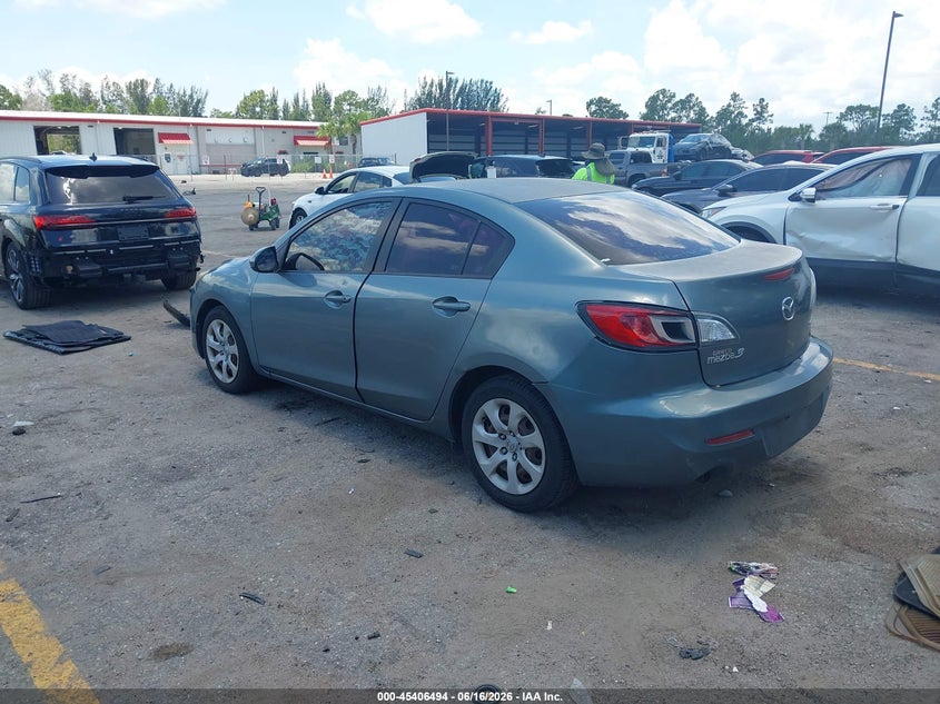 2013 Mazda 3 VIN JM1BL1U70D1705748 IAAI salvage auction — NORMAL WEAR, Clear (Florida), sold $625 on 2026-07-06 (photo 3)