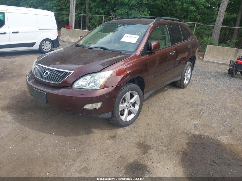 2008 Lexus Rx 350 VIN JTJHK31U982037206 IAAI salvage auction — FRONT END, Salvage - Greater Than 75% (Maryland), sold $1,600 on 2026-07-15 (photo 2)
