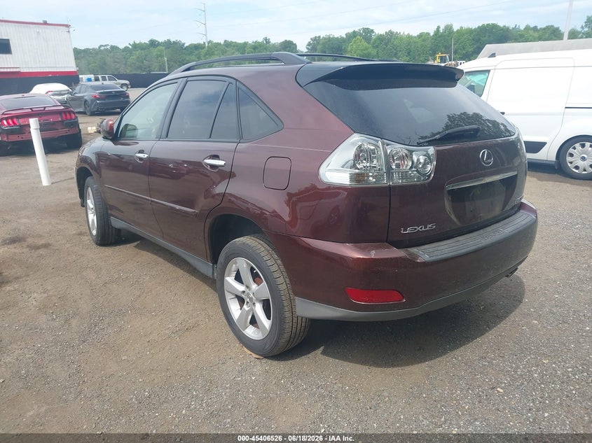2008 Lexus Rx 350 VIN JTJHK31U982037206 IAAI salvage auction — FRONT END, Salvage - Greater Than 75% (Maryland), sold $1,600 on 2026-07-15 (photo 3)