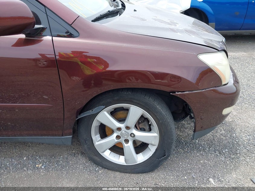 2008 Lexus Rx 350 VIN JTJHK31U982037206 IAAI salvage auction — FRONT END, Salvage - Greater Than 75% (Maryland), sold $1,600 on 2026-07-15 (photo 6)
