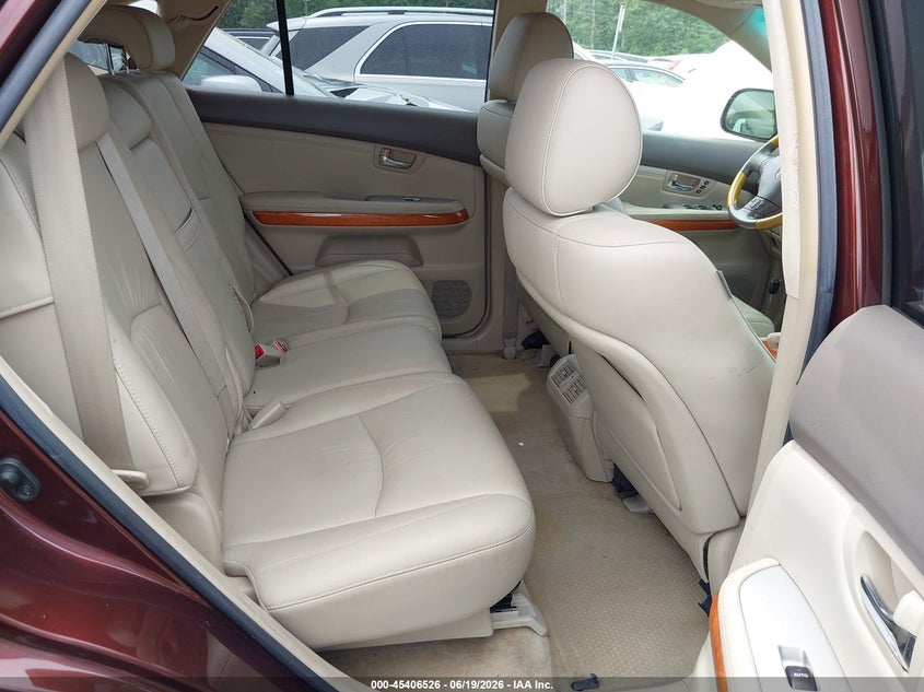 2008 Lexus Rx 350 VIN JTJHK31U982037206 IAAI salvage auction — FRONT END, Salvage - Greater Than 75% (Maryland), sold $1,600 on 2026-07-15 (photo 8)