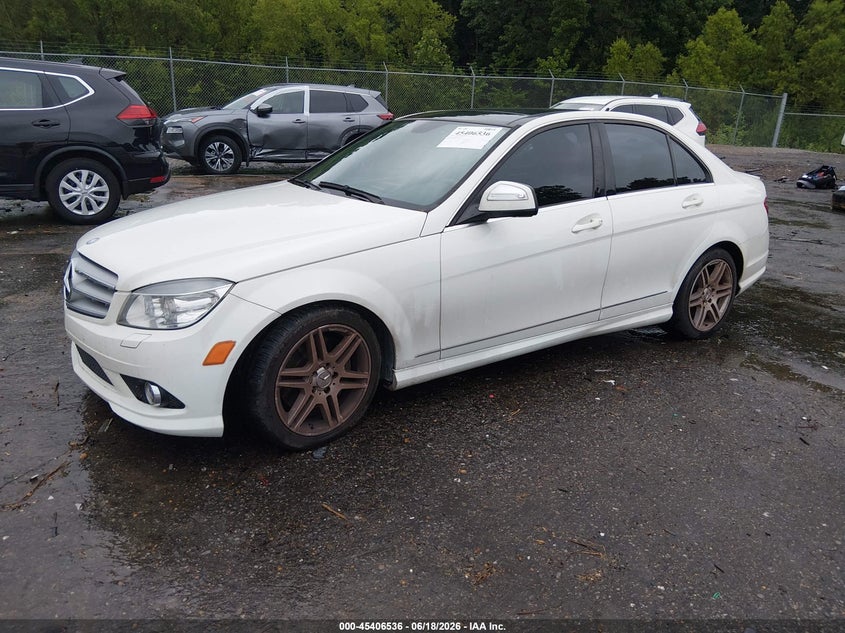 2008 Mercedes-benz C class VIN WDDGF56X18R026537 IAAI salvage auction — REAR END, Salvage (Mississippi), sold $350 on 2026-07-29 (photo 2)