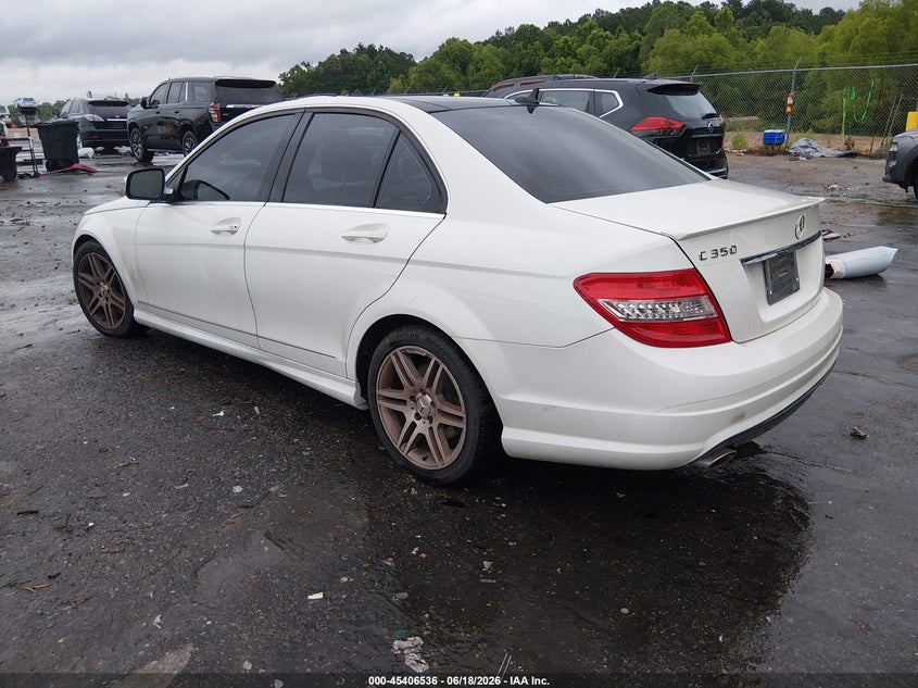 2008 Mercedes-benz C class VIN WDDGF56X18R026537 IAAI salvage auction — REAR END, Salvage (Mississippi), sold $350 on 2026-07-29 (photo 3)