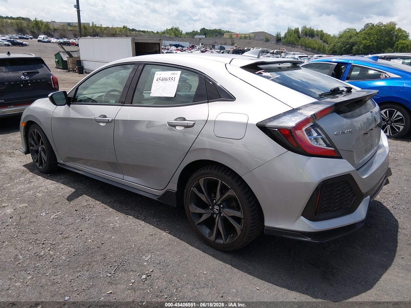 2018 Honda Civic VIN SHHFK7H40JU421366 IAAI salvage auction — RIGHT SIDE, Salvage (Pennsylvania), sold $4,500 on 2026-07-28 (photo 3)