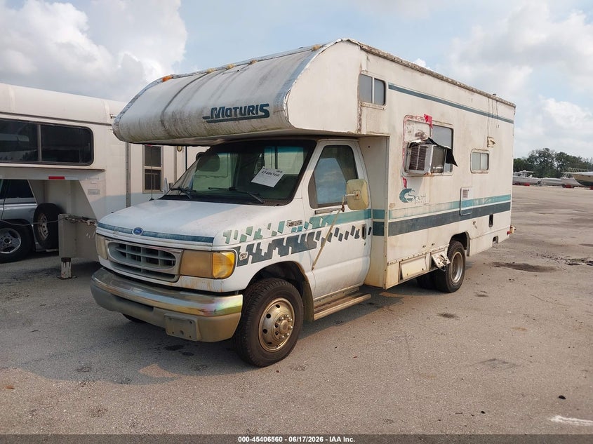 1997 Ford Econoline e350 VIN 1FDKE30S8VHA75742 IAAI salvage auction — ROOF, Clear (Florida), sold $550 on 2026-07-09 (photo 2)