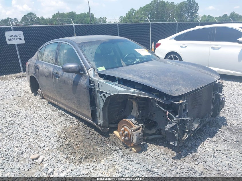 2007 Infiniti G35 VIN JNKBV61FX7M823245 IAAI salvage auction — BIO HAZARD, Clear (Georgia), sold $150 on 2026-07-29 (photo 1)