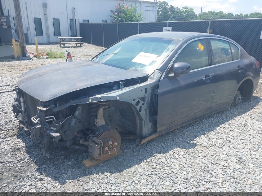 2007 Infiniti G35 VIN JNKBV61FX7M823245 IAAI salvage auction — BIO HAZARD, Clear (Georgia), sold $150 on 2026-07-29 (photo 2)