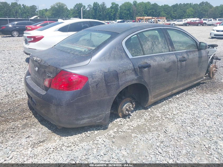 2007 Infiniti G35 VIN JNKBV61FX7M823245 IAAI salvage auction — BIO HAZARD, Clear (Georgia), sold $150 on 2026-07-29 (photo 4)