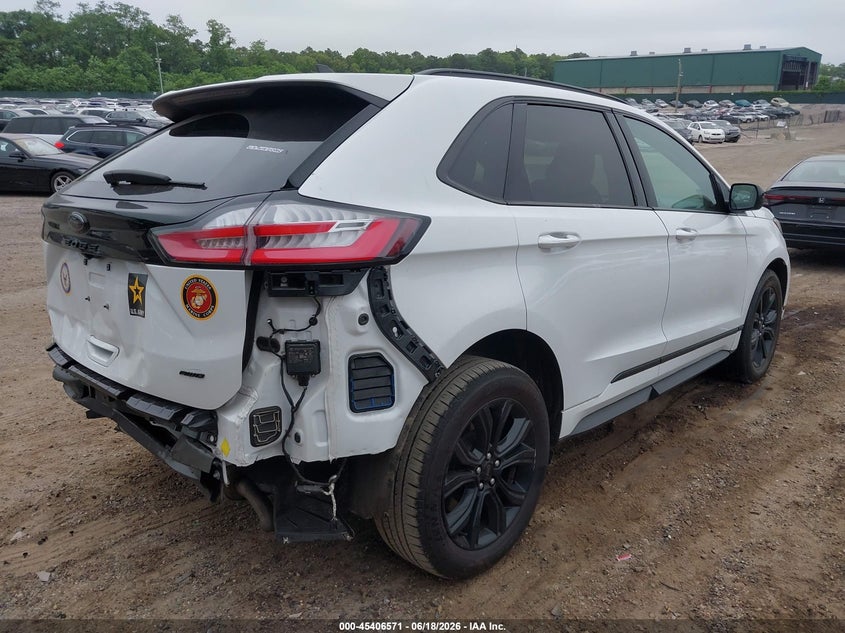 2024 Ford Edge VIN 2FMPK4G95RBA48542 IAAI salvage auction — REAR END, Wait Title, sold $9,800 on 2026-08-18 (photo 4)