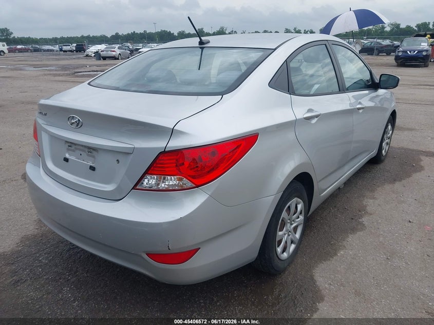 2013 Hyundai Accent VIN KMHCT4AE7DU323333 IAAI salvage auction — LEFT SIDE, Salvage (Louisiana), sold $1,475 on 2026-07-14 (photo 4)