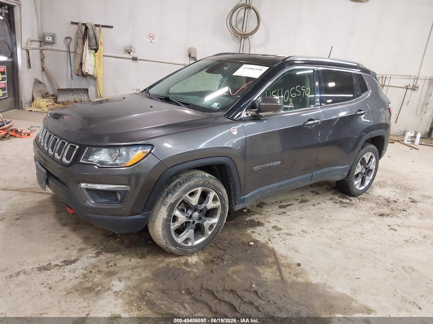 2018 Jeep Compass VIN 3C4NJDCB8JT354201 IAAI salvage auction — RIGHT FRONT, Salvage (Pennsylvania), sold $950 on 2026-07-11 (photo 2)