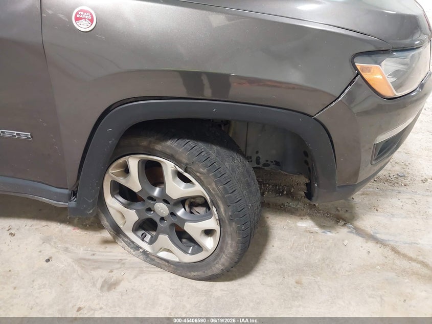2018 Jeep Compass VIN 3C4NJDCB8JT354201 IAAI salvage auction — RIGHT FRONT, Salvage (Pennsylvania), sold $950 on 2026-07-11 (photo 6)