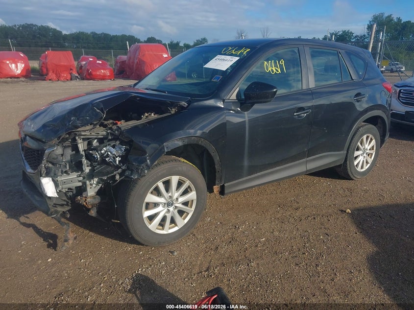 2013 Mazda Cx-5 VIN JM3KE2BE1D0120093 IAAI salvage auction — LEFT FRONT, Junk Bill Of Sale Mv2459 (Wisconsin), sold $1,000 on 2026-07-23 (photo 2)