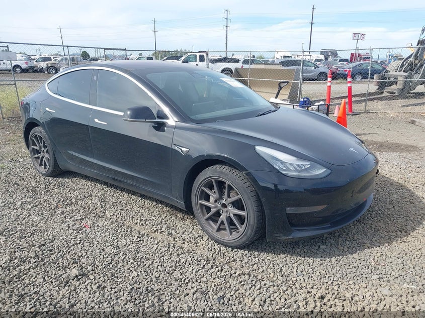 2018 Tesla Model 3 VIN 5YJ3E1EA7JF101478 IAAI salvage auction — LEFT FRONT, Salvage (Oregon), sold $3,350 on 2026-07-31 (photo 1)