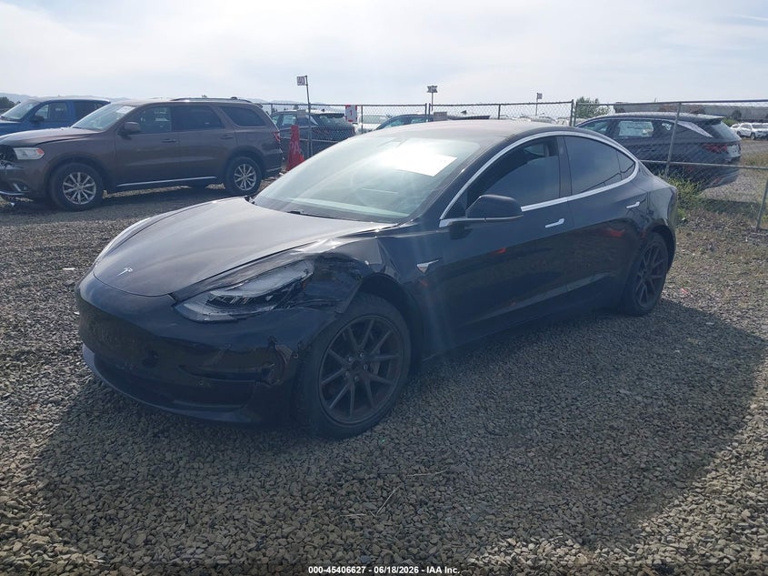 2018 Tesla Model 3 VIN 5YJ3E1EA7JF101478 IAAI salvage auction — LEFT FRONT, Salvage (Oregon), sold $3,350 on 2026-07-31 (photo 2)
