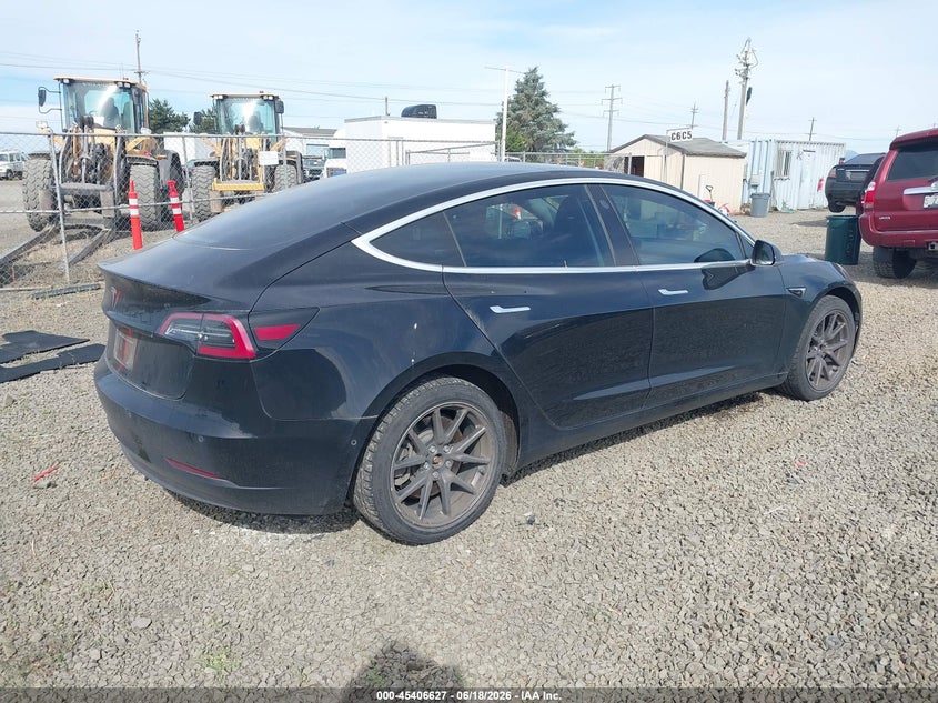 2018 Tesla Model 3 VIN 5YJ3E1EA7JF101478 IAAI salvage auction — LEFT FRONT, Salvage (Oregon), sold $3,350 on 2026-07-31 (photo 4)