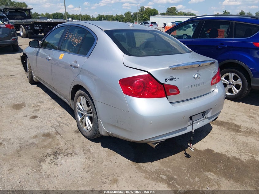 2013 Infiniti VIN JN1CV6AR7DM758997 IAAI salvage auction — FRONT END, Certificate Of Title (Montana), sold $300 on 2026-07-17 (photo 3)