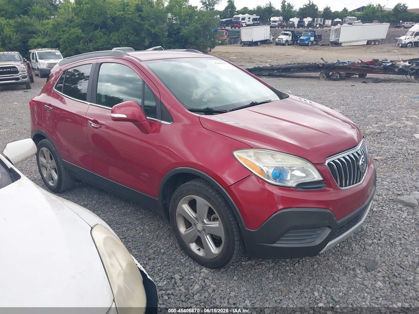 2016 Buick Encore VIN KL4CJASB5GB718764 IAAI salvage auction — FRONT END, Clear (Tennessee), sold $950 on 2026-07-23 (photo 1)