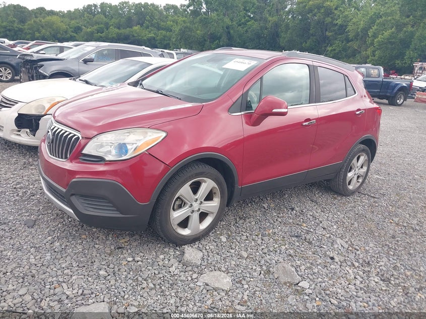 2016 Buick Encore VIN KL4CJASB5GB718764 IAAI salvage auction — FRONT END, Clear (Tennessee), sold $950 on 2026-07-23 (photo 2)