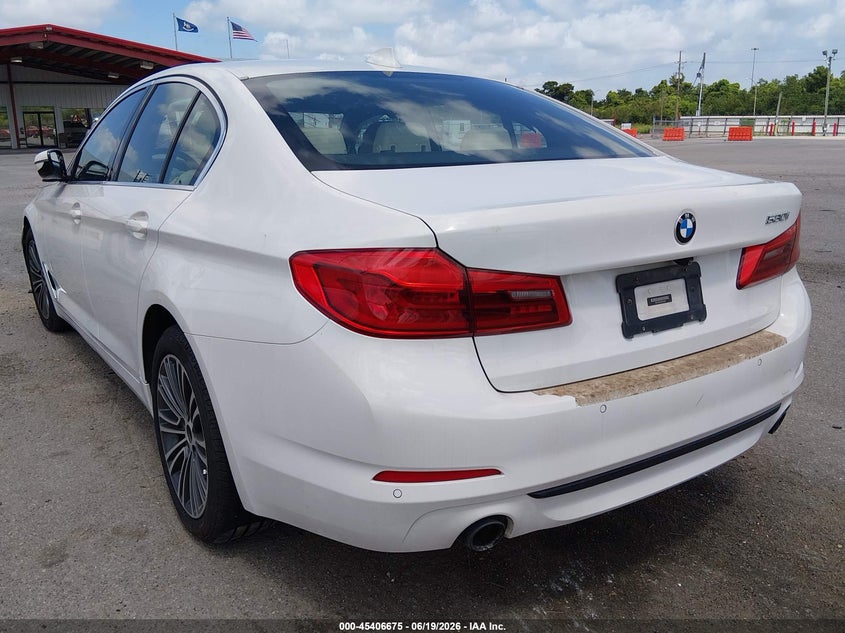 2019 BMW 5er VIN WBAJA5C55KG901068 IAAI salvage auction — RIGHT FRONT, Salvage (Mississippi), sold $5,500 on 2026-07-13 (photo 3)