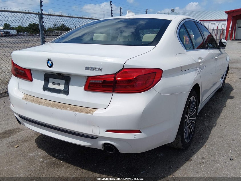 2019 BMW 5er VIN WBAJA5C55KG901068 IAAI salvage auction — RIGHT FRONT, Salvage (Mississippi), sold $5,500 on 2026-07-13 (photo 4)