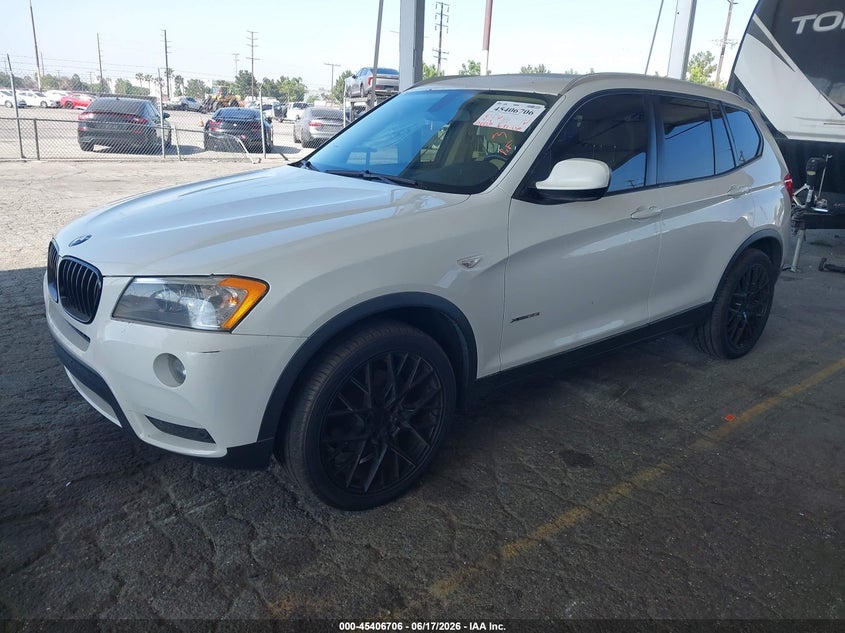 2013 BMW X3 VIN 5UXWX7C51DL980573 IAAI salvage auction — RIGHT SIDE, Salvage Title, sold $75 on 2026-07-21 (photo 2)