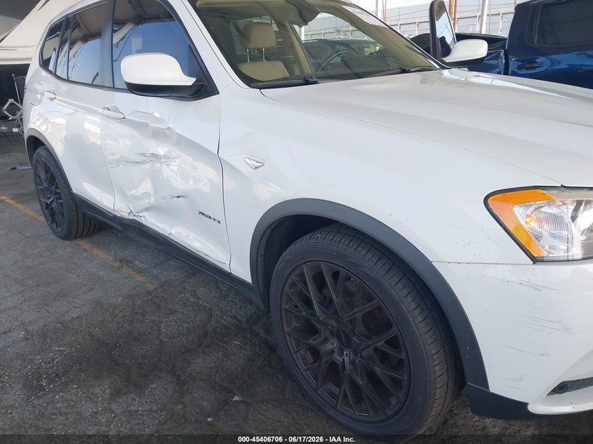 2013 BMW X3 VIN 5UXWX7C51DL980573 IAAI salvage auction — RIGHT SIDE, Salvage Title, sold $75 on 2026-07-21 (photo 6)