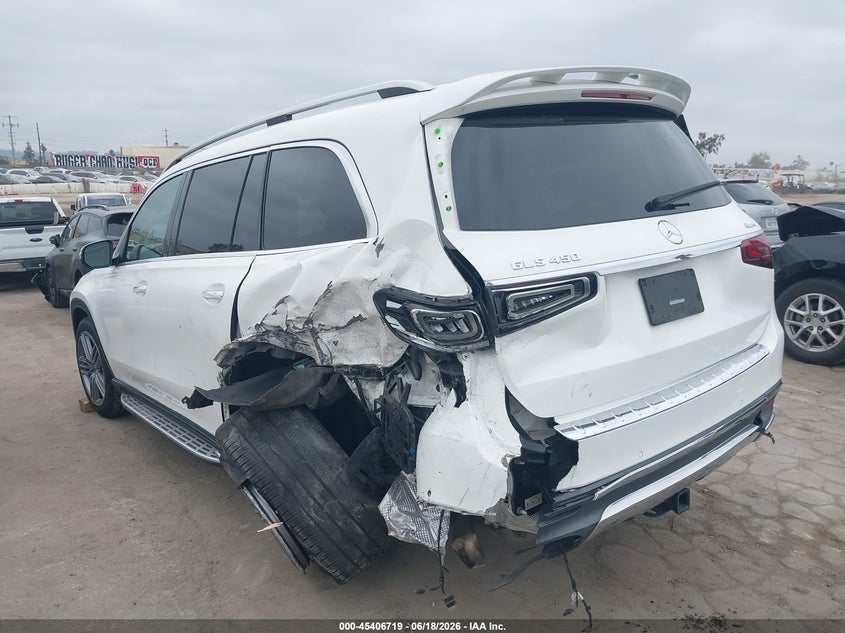 2020 Mercedes-benz Gls-klasse VIN 4JGFF5KE5LA235373 IAAI salvage auction — REAR END, Salvage Title, sold $15,500 on 2026-07-31 (photo 3)