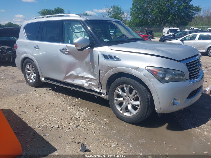 2011 Infiniti Qx56 VIN JN8AZ2NE2B9005830 IAAI salvage auction — RIGHT SIDE, Junk Bill Of Sale Mv2459 (Wisconsin), sold $3,000 on 2026-07-16 (photo 1)