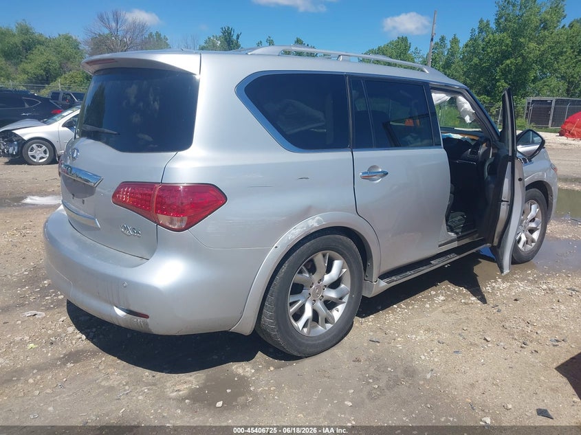 2011 Infiniti Qx56 VIN JN8AZ2NE2B9005830 IAAI salvage auction — RIGHT SIDE, Junk Bill Of Sale Mv2459 (Wisconsin), sold $3,000 on 2026-07-16 (photo 4)