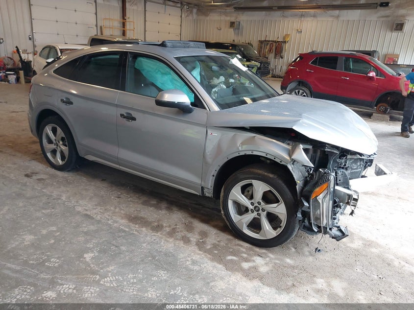2023 Audi Q5 sportback VIN WA15AAFY8P2003713 — IAAI salvage auction photo