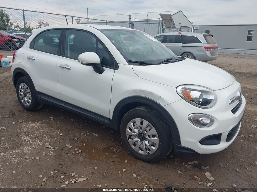 2016 Fiat 500x VIN ZFBCFXATXGP382362 IAAI salvage auction — SIDE, Salvage Title, sold $875 on 2026-08-14 (photo 1)