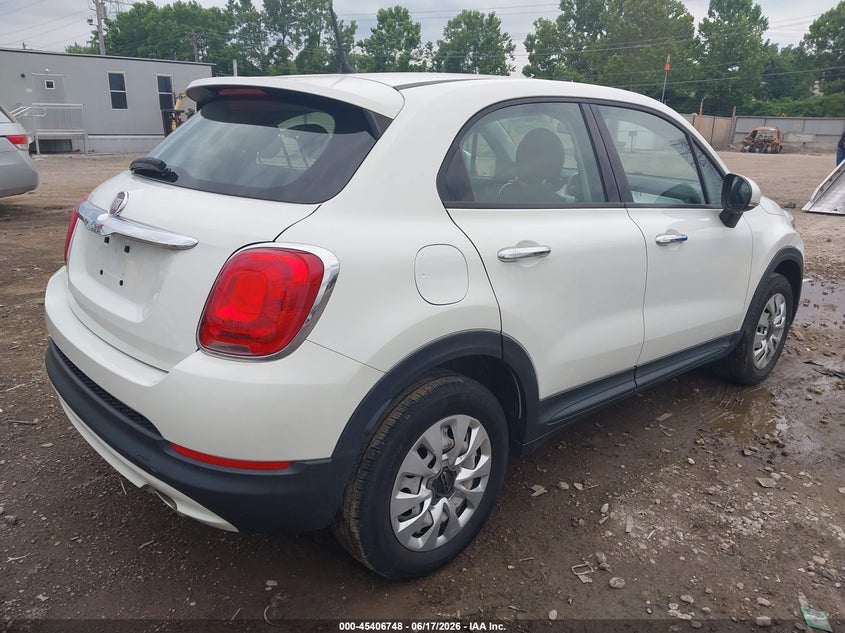 2016 Fiat 500x VIN ZFBCFXATXGP382362 IAAI salvage auction — SIDE, Salvage Title, sold $875 on 2026-08-14 (photo 4)
