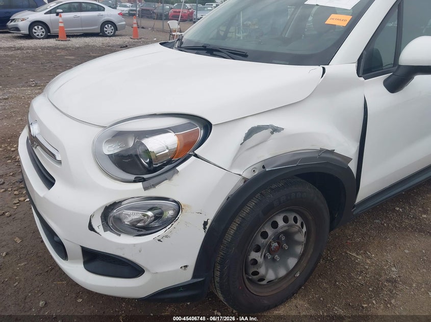 2016 Fiat 500x VIN ZFBCFXATXGP382362 IAAI salvage auction — SIDE, Salvage Title, sold $875 on 2026-08-14 (photo 6)