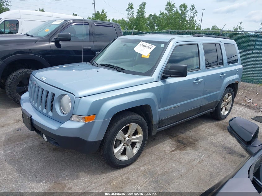 2013 Jeep Liberty (patriot) VIN 1C4NJRFB7DD212277 IAAI salvage auction — REAR END, Salvage Title, sold $400 on 2026-07-11 (photo 2)