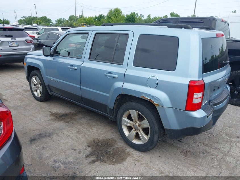2013 Jeep Liberty (patriot) VIN 1C4NJRFB7DD212277 IAAI salvage auction — REAR END, Salvage Title, sold $400 on 2026-07-11 (photo 3)