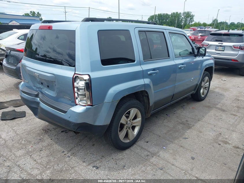 2013 Jeep Liberty (patriot) VIN 1C4NJRFB7DD212277 IAAI salvage auction — REAR END, Salvage Title, sold $400 on 2026-07-11 (photo 4)