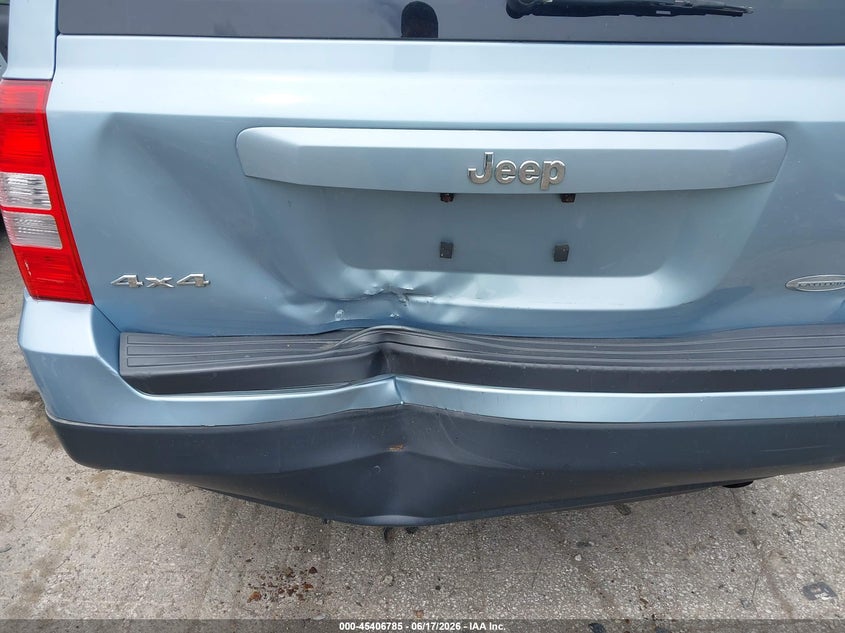 2013 Jeep Liberty (patriot) VIN 1C4NJRFB7DD212277 IAAI salvage auction — REAR END, Salvage Title, sold $400 on 2026-07-11 (photo 6)