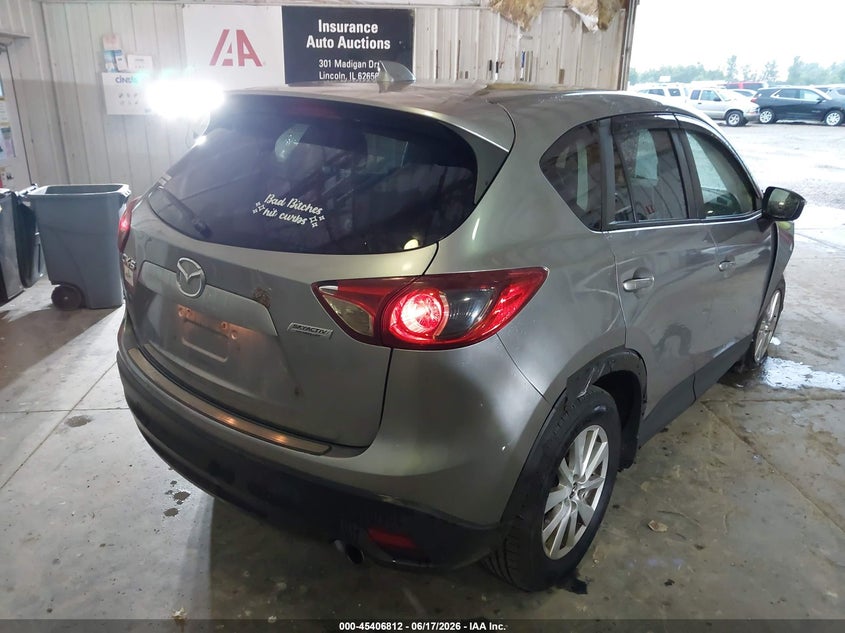 2015 Mazda Cx-5 VIN JM3KE2CY0F0553965 IAAI salvage auction — RIGHT FRONT, Salvage (Illinois), sold $1,900 on 2026-08-31 (photo 4)