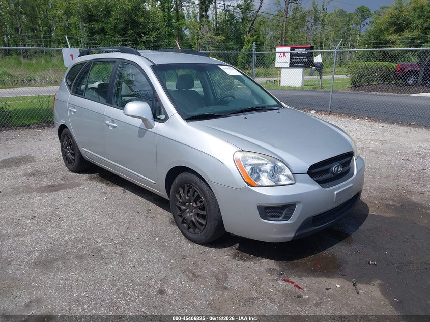 2009 Kia Rondo VIN KNAFG528597246405 IAAI salvage auction — SIDE, Rebuildable (Florida), sold $400 on 2026-07-14 (photo 1)