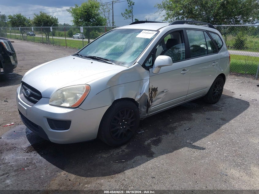 2009 Kia Rondo VIN KNAFG528597246405 IAAI salvage auction — SIDE, Rebuildable (Florida), sold $400 on 2026-07-14 (photo 2)