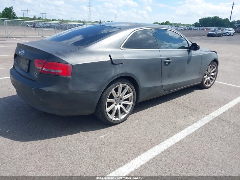 2012 Audi A5 VIN WAULFAFR8CA031001 IAAI salvage auction — FRONT END, Clear (Mississippi), sold $475 on 2026-07-11 (photo 4)