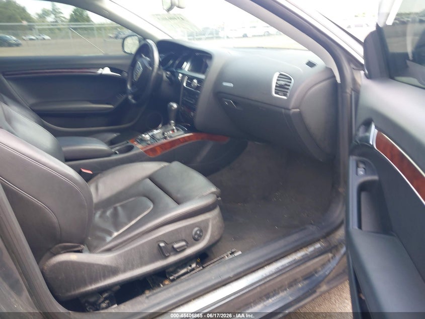 2012 Audi A5 VIN WAULFAFR8CA031001 IAAI salvage auction — FRONT END, Clear (Mississippi), sold $475 on 2026-07-11 (photo 5)