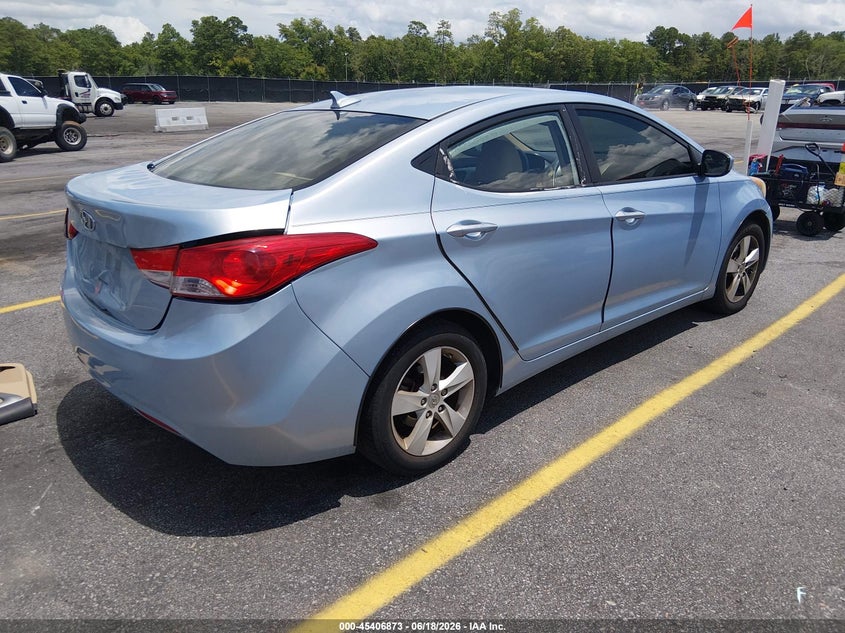 2012 Hyundai Elantra VIN KMHDH4AE4CU447693 IAAI salvage auction — THEFT, Salvage (South Carolina), sold $850 on 2026-07-29 (photo 4)