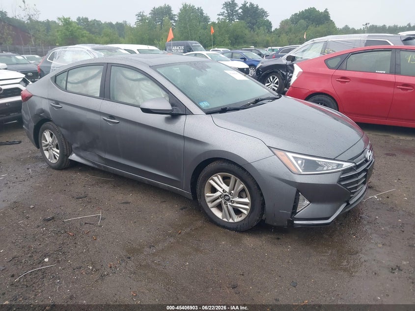 2020 Hyundai Elantra VIN 5NPD84LF7LH505784 IAAI salvage auction — REAR END, Salvage (Massachusetts), sold $1,900 on 2026-07-18 (photo 1)