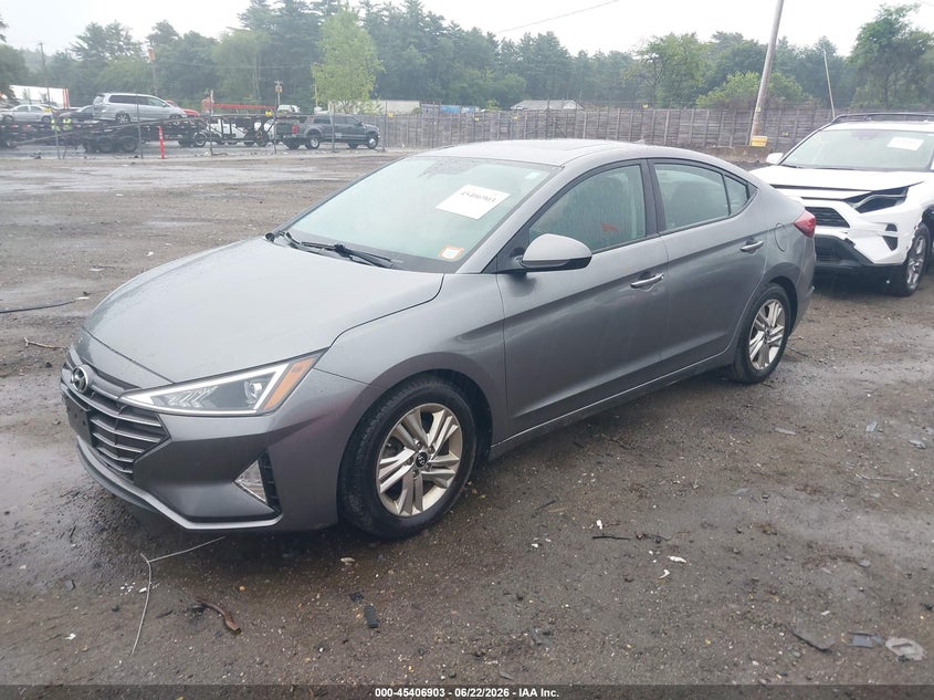 2020 Hyundai Elantra VIN 5NPD84LF7LH505784 IAAI salvage auction — REAR END, Salvage (Massachusetts), sold $1,900 on 2026-07-18 (photo 2)