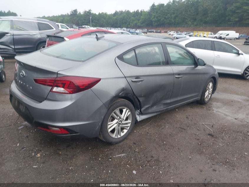 2020 Hyundai Elantra VIN 5NPD84LF7LH505784 IAAI salvage auction — REAR END, Salvage (Massachusetts), sold $1,900 on 2026-07-18 (photo 4)