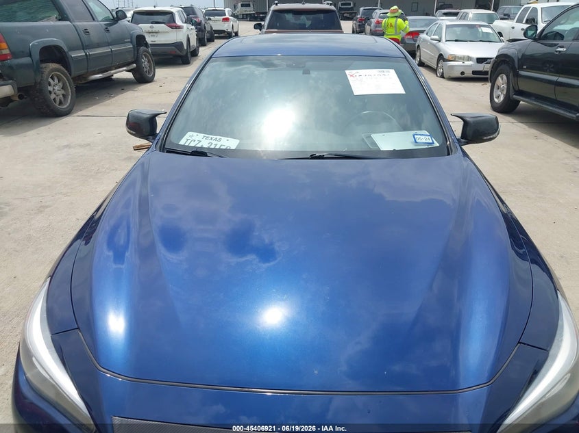 2020 Infiniti Q50 VIN JN1FV7AP7LM630677 IAAI salvage auction — WATER/FLOOD, Salvage Title, sold $7,500 on 2026-09-04 (photo 6)
