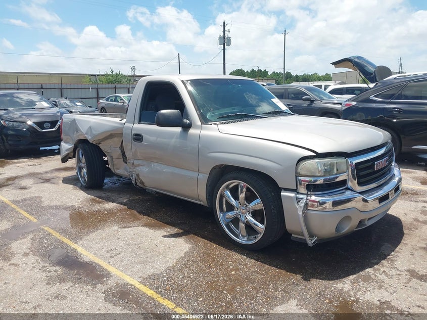 2006 Gmc Sierra 1500 VIN 3GTEC14V26G190039 IAAI salvage auction — REAR END, Salvage (Texas), sold $1,500 on 2026-07-11 (photo 1)