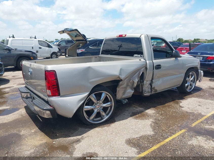 2006 Gmc Sierra 1500 VIN 3GTEC14V26G190039 IAAI salvage auction — REAR END, Salvage (Texas), sold $1,500 on 2026-07-11 (photo 4)